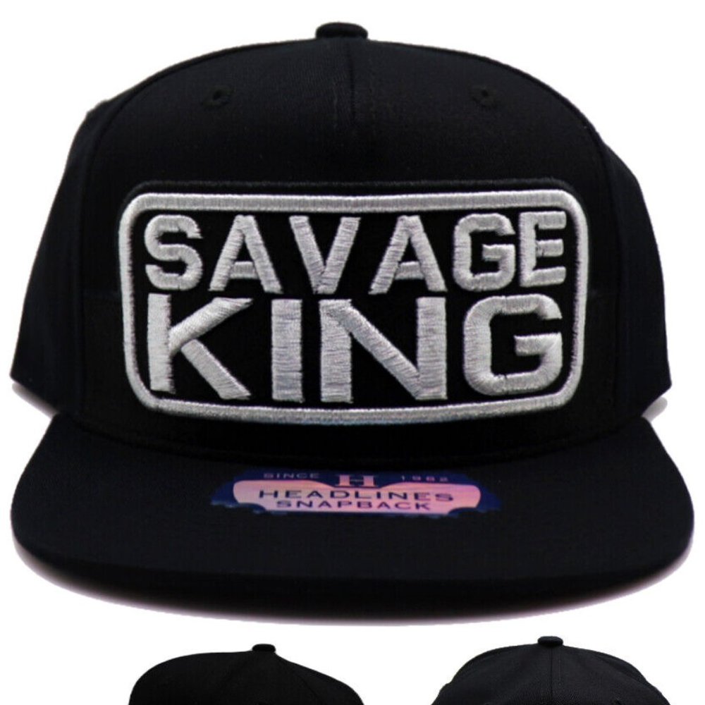 Savage King Headlines LUXE Snapback Hat